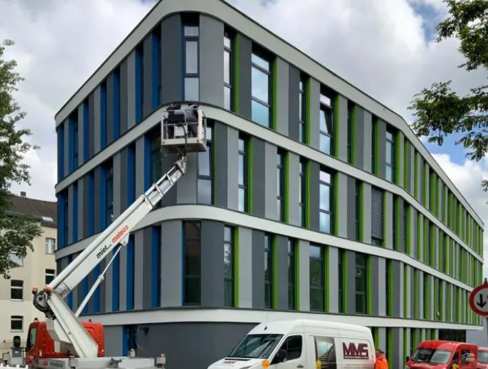 Baustart Fundament Bürogebäude Kassel